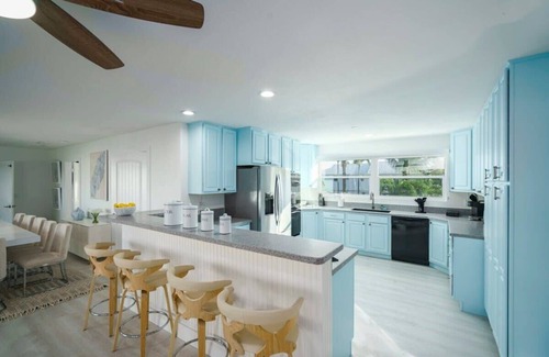 St. Lucie Village House | Waterfront Luxe Pool 6BR Home