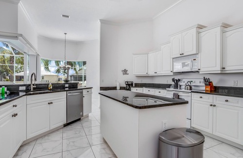 Gulf Cove House | Waterfront Oasis W/Private Pool, Dock, Fast WiFi & Ideal Location - Dogs OK