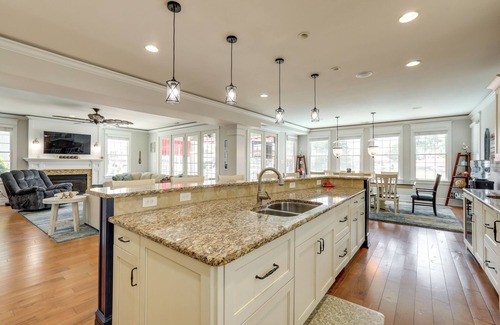 Riviera House | Waterfront Ocean City Escape w/ Large Deck, Pool!