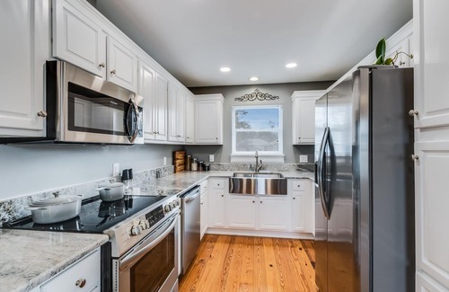 Foley Condo | Waterfront on Bon Secour minutes from Gulf Shores Beach Scenic Watercolor Sunset