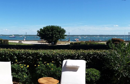 Cap-Ferret Apartment | Waterfront, panoramic view of the Bay of Arcachon, direct beach access