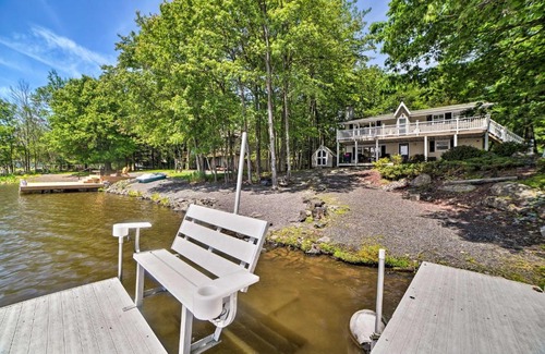 Pocono Lake House | Waterfront Pocono Lake Home with Private Dock!