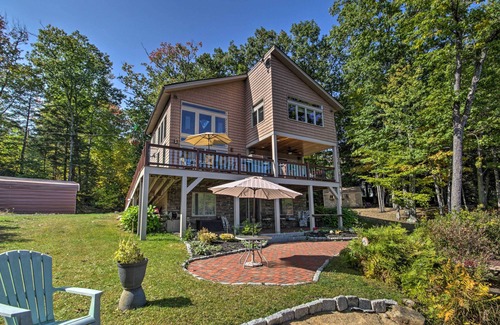 Gilmanton House | Waterfront Retreat w/Private Dock & Beach Area!