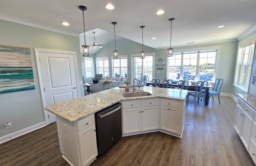 Ocean Isle Beach House | Waterfront, Spectacular Sunsets, Dock, Pool, Elevator, Linens, Free Golf Cart+