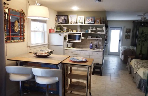 Palmetto Apartment | Waterfront Studio apartment to relax/work on Snead Island, near Bradenton, Fl