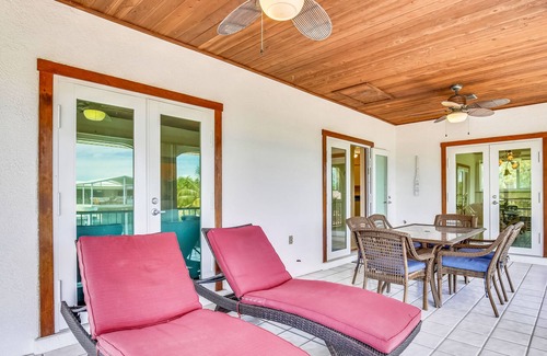 Summerland Key House | Waterfront, two-story house w/private outdoor pool, poolside grill, boat access