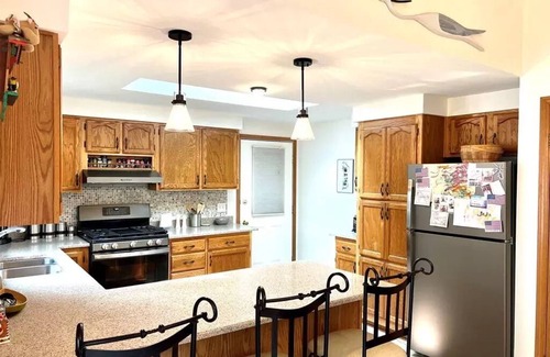 Sturgeon Bay Cottage | WATERFRONT w Hot Tub, water views, close to Sturgeon Bay & Potawatomi State park