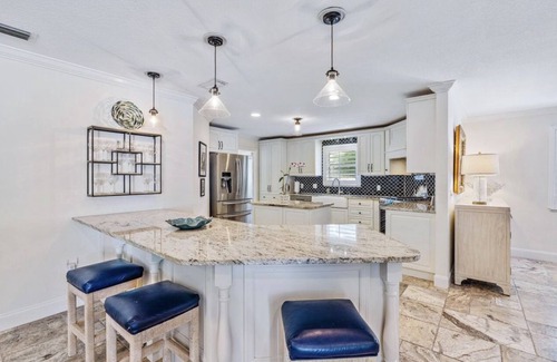 Stuart House | waterfront with dock
