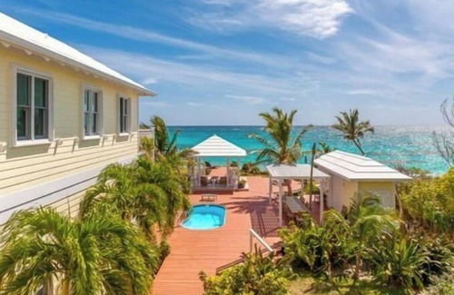 Hope Town Villa | WaterMark Villa Ocean Frontn with Dock on NorthEnd , HopeTown