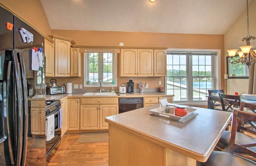 Milton House | Waterside Haven on Milton Pond w/Deck & Boat Dock