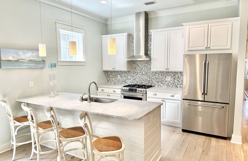 WaterSound West Beach House | Watersound West Beach retreat—private beach access, community pool, & 6 bikes