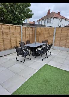 Thornton-Cleveleys Apartment | Wave Stays - Ground Floor Apartment - Outside Seating Area