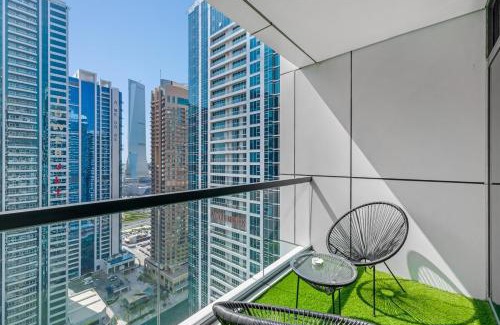 Dubai Production City Apartment | Waves- Cozy 1BR Lakefront Stay in JLT