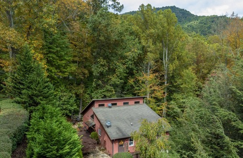 Mountain Springs Cabin | Waynesville Mt. Getaway/Secluded & Peaceful Cabin/Hot Tub/Rec. Rm/Fire pit/Refundable Pet Fee