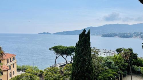 Rapallo House | WELCOME RIVIERA - ATTICO SAN FAUSTINO 165 mq più 110 mq di terrazza- IN VILLA 700 ,VISTA MARE STREPITOSA-100 m dalla spiaggia-PARKING ESCLUSIVO