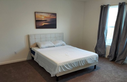 Merced House | Welcome to our cozy 4 bed home with modern amenities.