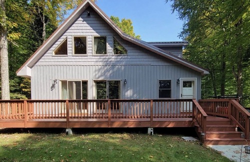 Saranac Lake House | Welcome to our recently expanded and renovated year round Adirondack Chalet.