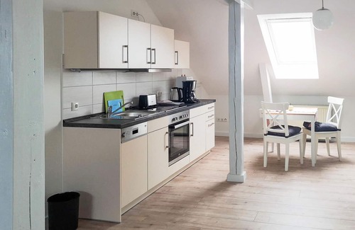 Behnkendorf Apartment | Welcome to the apartment Kloster - brick building with a beautiful view of the countryside!
