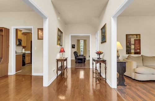 Lincolnville House | Welcome to your home away from home! Enjoy easy keypad check-in, cozy beds with fresh linens, clean towels, and stocked bath essentials. Cook in the full kitchen, do laundry with provided detergent, and enjoy a comfortable, hassle-free stay.