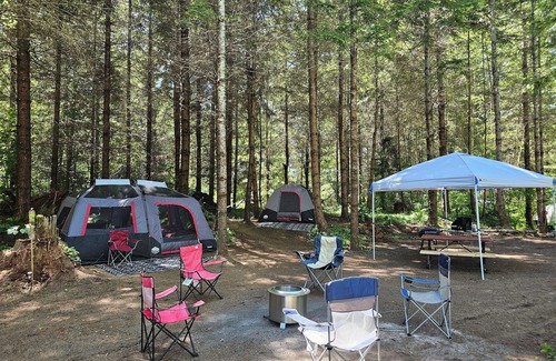 Pierce County RV Rental | Welcoming 2-Tent Site, 5 people, hussle-free camping.