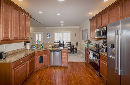 Fair Play House | Welcoming home with huge deck overlooking lake. Pet Friendly!