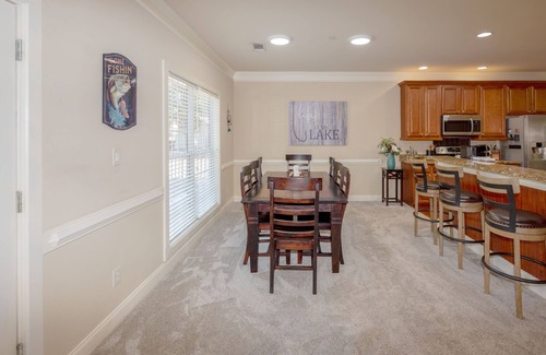 Fair Play House | Welcoming home with huge deck overlooking lake. Pet Friendly!