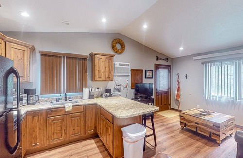 Rimrock House | Welcoming house with spacious deck, central AC & W/D - near national parks