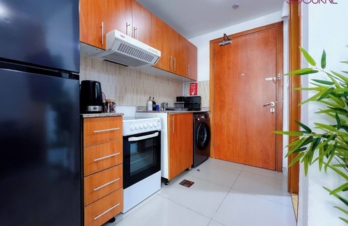 Dubai Production City Apartment | Well-Formed Studio in Lakeside IMPZ
