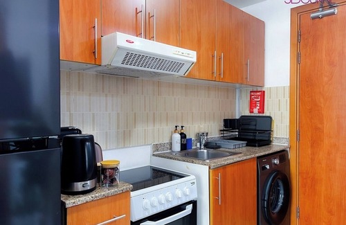 Dubai Production City Apartment | Well-Formed Studio in Lakeside IMPZ
