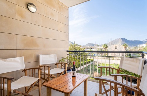 Puerto de Pollensa Apartment | Well Furnished Apartment with Private Roof Terrace and Pool