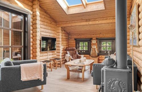 Fjerritslev House | Well-Maintained Log House With Hot Tub, Sauna And Covered Terrace In Thy