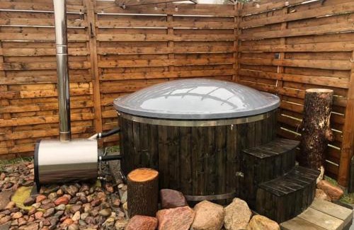 gmina Stezyca House | Wellness chill domek na Kaszubach,Gołubie ,saunowy zakątek z balia pod gwiazdami