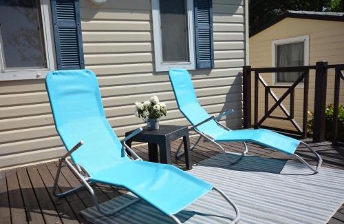 Lanterna Resort | West Coast Mobilhome with XXL Terrace in Naturist Resort Solaris FKK