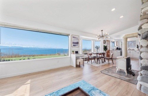 Coupeville House | Whidbey Island Getaway with Unobstructed Ocean Views