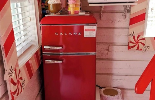 Hayesville Cottage | Whimsical Candy Cabin in Blue Ridge with Lollipop Garden, Firepit & Petting Zoo