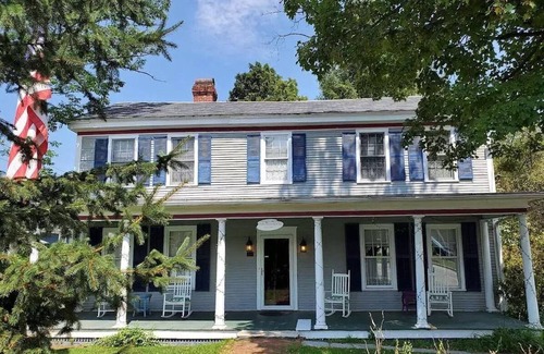 Chester Depot House | Whimsical Room & Private Bathroom in Historic Inn