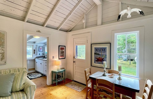 Spruce Head Cottage | Whispering Spruces; Cozy Studio with Queen Bed & Water Access