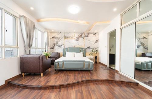 Phuong 1 Apartment | White Penthouse-Rooftop Pool Private -Central City