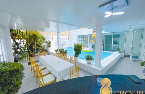 Phuong 1 Apartment | White Penthouse-Rooftop Pool Private -Central City