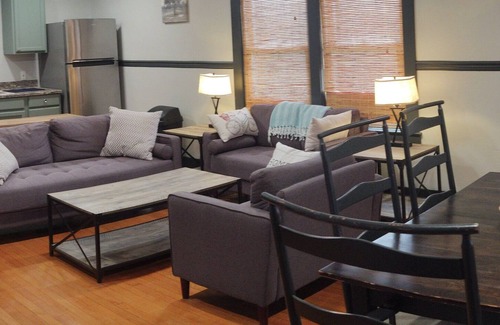 Brevard House | "White Squirrels Townhouse" Lower Level, Step out to Main Street