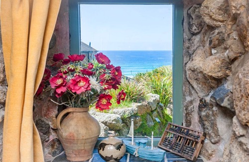 Sennen Cove Cottage | Whitebreakers, Beach Cottage, Sea-views, Garden