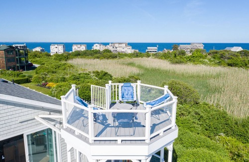 Point Judith House | Wide open ocean/lighthouse views, huge decks, bike or drive to nearby beaches.
