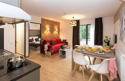 Les Tines Apartment | Wifi, fitness, swimming pool, sauna, hammam, parking, tv, 34m², Chamonix