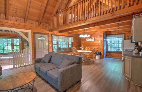 Millersburg Cabin | Wild Rose - Secluded Cabin Getaway with Hot Tub, Kitchen, and Fireplace