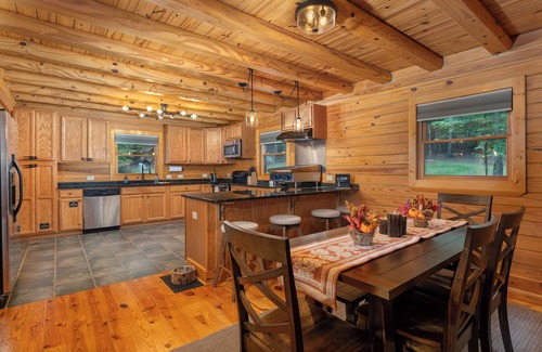Marion Cabin | Wilderness Retreat | Pet Friendly, Fitness/Game Room & Fire Table!