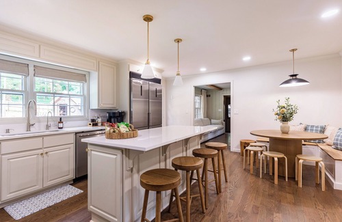 Stone Mountain House | [Wildflower Cottage] Pool, Hot tub, Sauna, Firepit