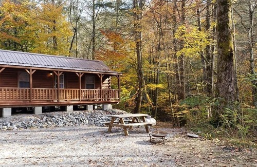 Elgin Cabin | Windrock Hideout Log Cabin Trails 26,27 and 43