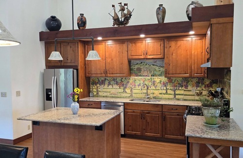 Navarro House | Wine Country Getaway with Redwood Forest View Pool- Navarro, CA