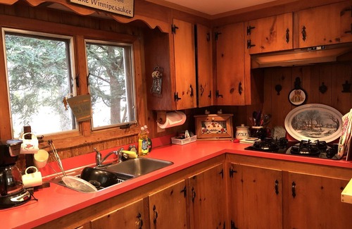 Moultonborough Cottage | Winnespaukee lake front rental with private beach