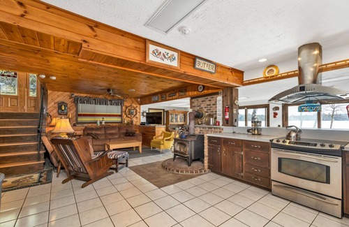 Moultonborough House | Winnipesaukee Waterfront Home sleeping 12 dock and sandy beach